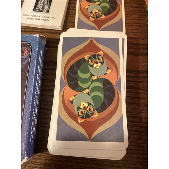 Tarot Of The Cat People 1985 Full Deck W/Instructions Karen Kuykendall Belgium - Picture 3 of 10